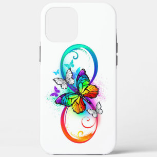 Case-Mate iPhone Case Bright infinity with rainbow butterfly