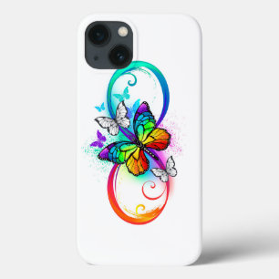 Case-Mate iPhone Case Bright infinity with rainbow butterfly