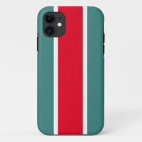 Bright les années 70 Red White Ocean Turquoise Rac