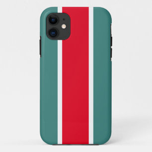 Case-Mate iPhone Case Bright les années 70 Red White Ocean Turquoise Rac