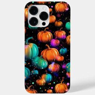 COQUE POUR POUR iPhone 14 PRO MAX BRIGHT NEON COLORED HALLOWEEN CITROUILLE