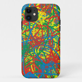 Case-Mate iPhone Case Brillant coloré blast rouge bleu jaune vert art