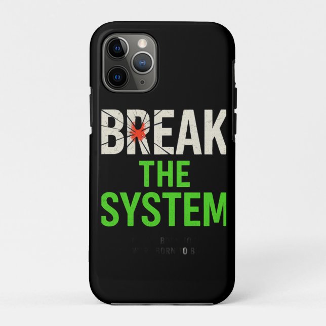 Coques Case-Mate iPhone Briser le système - Motivationnel audacieux (Dos)