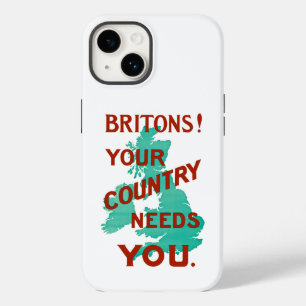 Coque Pour iPhone 14 Britanniques ! Votre pays a besoin de vous Coque-M