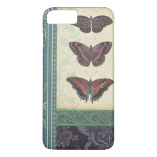 Coque iPhone 7 Plus Brocade à papillon décoratif par Vision Studio