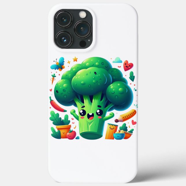 Coques Case-Mate iPhone brocoli joyeux (Verso)