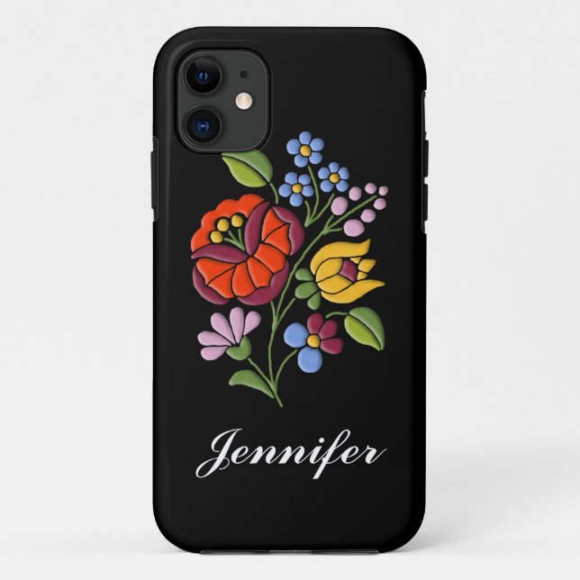 Coques Case-Mate iPhone Broderie de Kalocsa - art populaire hongrois (Dos)