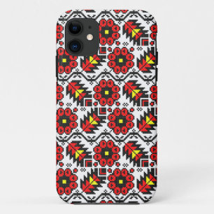 Coques Pour iPhone Broderie Folklore Art croix-point fleur florale