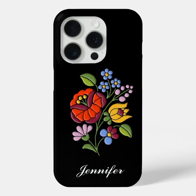 Coques Case-Mate iPhone Broderie Kalocsa - Art populaire hongrois (Verso)