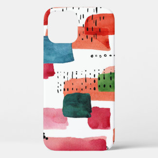 Case-Mate iPhone Case Brosse à Doodle : Bleu orange