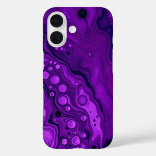 Coque Pour iPhone 16 Brouillard violet : Un tourbillon de couleur