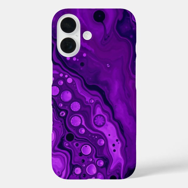Coques Case-Mate iPhone Brouillard violet : Un tourbillon de couleur (Verso)