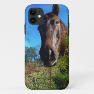 Etui iPhone Case-Mate Brown et crème Couleur Cheval bleu ciel