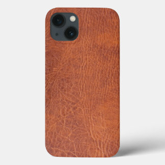 Etui iPhone 13 Brown leather
