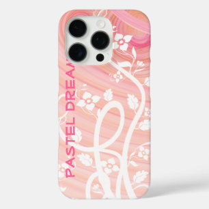 iPhone 16 Pro Case Broyer les spirales, les fibres et les fleurs