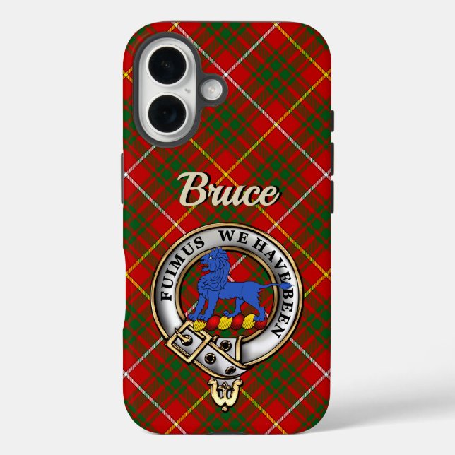 Coques Case-Mate iPhone Bruce Clan Badge & Tartan iPhone / iPad case (Verso)