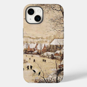 Coque Pour iPhone 14 Bruegel l'Ancien - Paysage hivernal,