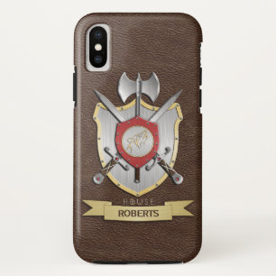 Case-Mate iPhone Case Brun de crête de bataille de Sigil de loup