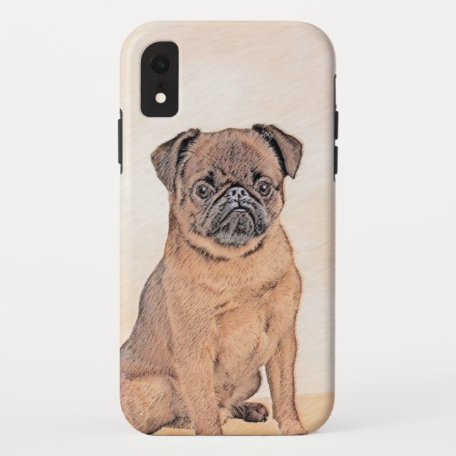 Coques Case-Mate iPhone Bruxelles Griffon Smooth Painting Original Chien A (Dos)