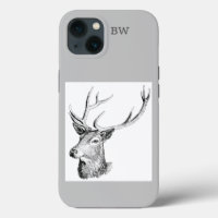 Buck Deer Antlers Chasse Animaux Faune Nature