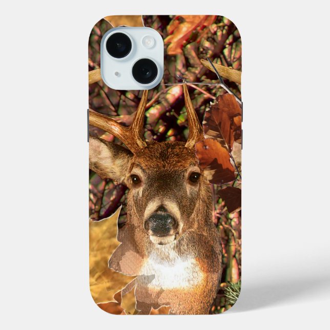 Coques Case-Mate iPhone Buck in Camo White Tail Deer (Verso)