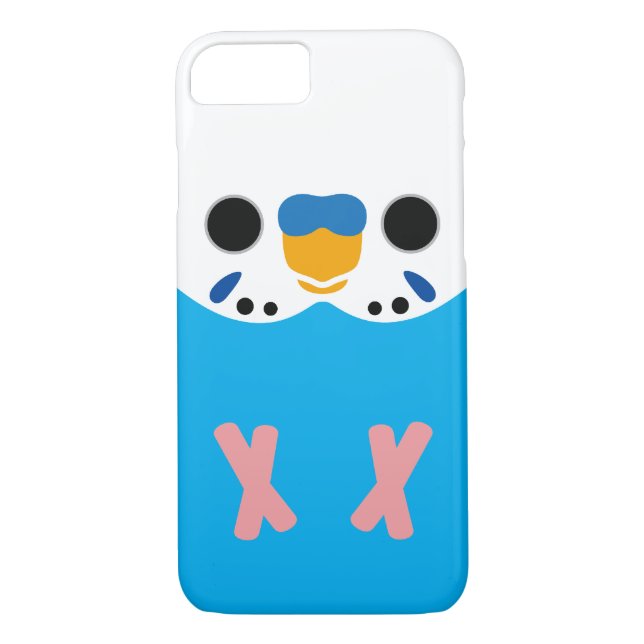 Coques Case-Mate iPhone Budgerigar (Opaline Skyblue Homme) (Dos)
