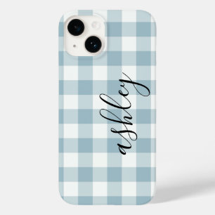 Coque Pour iPhone 14 Buffalo Plaid Calligraphie I Phone
