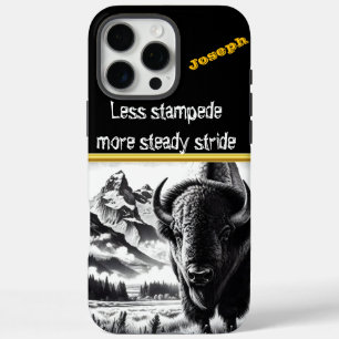 Coques iPhone 16 Pro Max Buffle dans le paysage montagnard Pittoresque