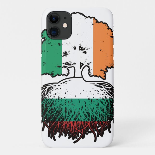 Coques Case-Mate iPhone Bulgarie Irlande irlandaise bulgare drapeau des ra (Dos)