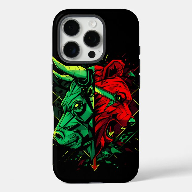 Coques Case-Mate iPhone Bull Bear Duel Forces (Verso)