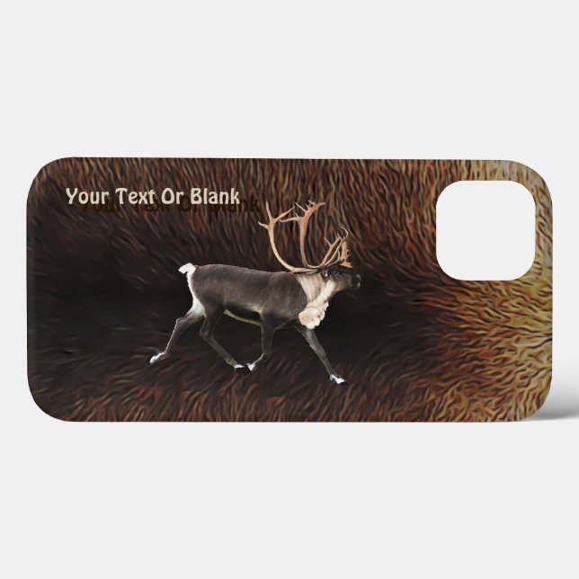 Coques Case-Mate iPhone Bull Caribou (Reindeer) Coque-coque iphone (Verso (horizontal))
