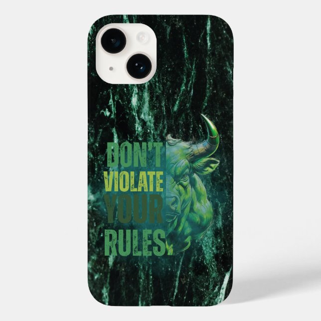 Coques Case-Mate iPhone Bull design | Reminder | Motivation (Verso)