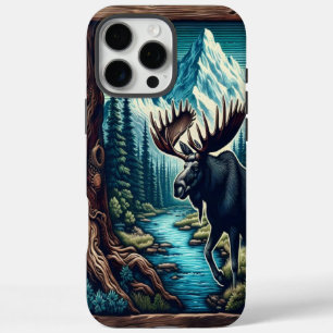 Coques iPhone 16 Pro Max Bull Moose By The Stream