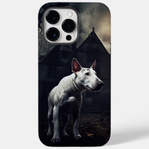 Coque Pour Pour iPhone 14 Pro Max Bull Terrier Halloween effroi