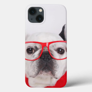 Case-Mate iPhone Case Bulldog français avec lunettes et chemise