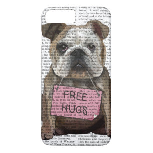 Coque iPhone 7 Plus Bulldog Free Hugs