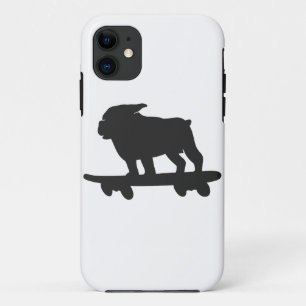 Case-Mate iPhone Case Bulldog sur un skateboard - Choisir la couleur arr
