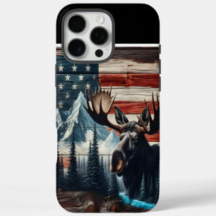 Coques iPhone 16 Pro Max Bulle Moose American Pride