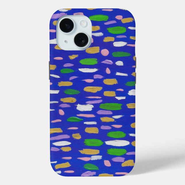 Coques Case-Mate iPhone Bulles et blues (Verso)