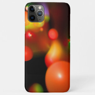 COQUES POUR iPhone BULLES FRACTALES JAUNES ORANGE ROUGE EN NOIR