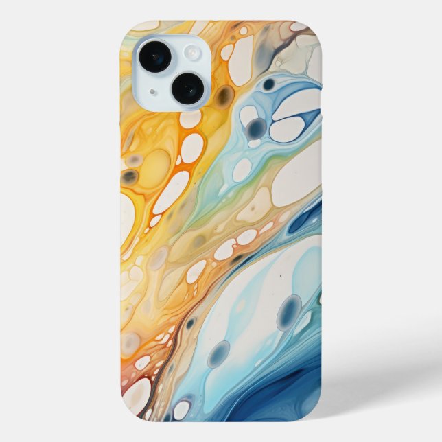 Coques Case-Mate iPhone Bulles liquides Abstraites (Verso)