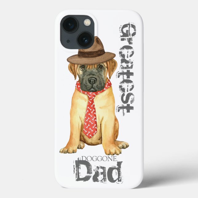 Coques Case-Mate iPhone Bullmastiff Papa (Verso)