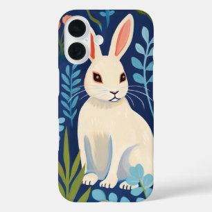 Coque Pour iPhone 16 Bunny Floral