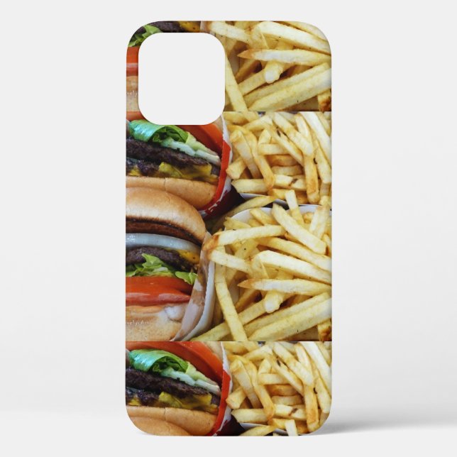 Coques Case-Mate iPhone Burgers en frites (Verso)