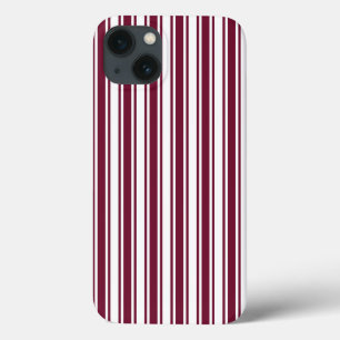 Case-Mate iPhone Case Burgundy rouge et blanc bonbons rayures Coque-Mate