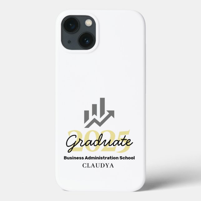 Coques Case-Mate iPhone Business Administration Graduate Class of 2025 (Verso)