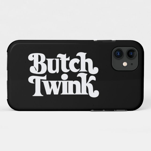 Coques Case-Mate iPhone Butch Twink LGBTQ Pride Mois (Dos (Horizontal))