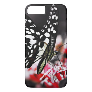 Coque Case-Mate Pour iPhone Butterfly on Red Flower