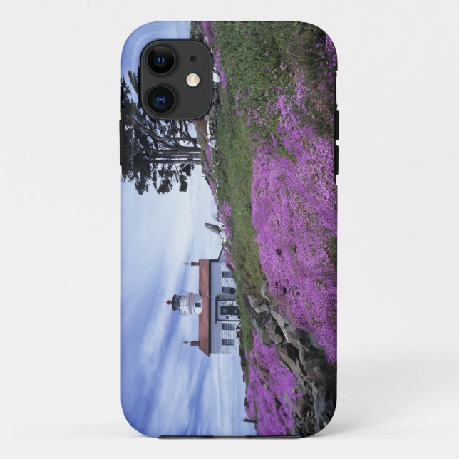 Coques Case-Mate iPhone CA, Crescent City, phare de Battery Point avec (Dos)