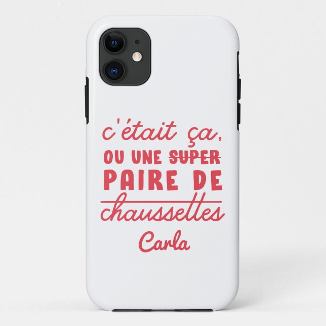 Coques Case-Mate iPhone Ça ou une paire de chaussettes (Dos)